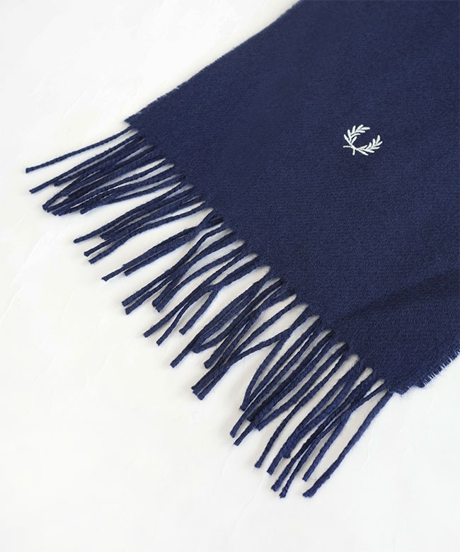 FRED PERRYフレッドペリー/フェアアイルマフラー F9851ウール30% C4126