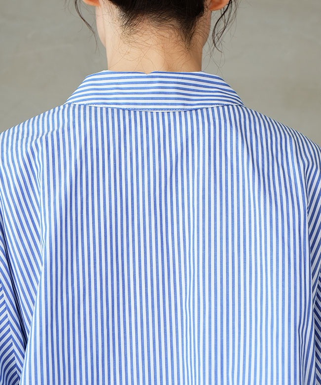 mizuiro ind(ミズイロインド) stripe coverall ストライプカバーオール