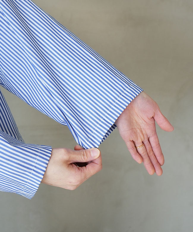 SALE 30%OFF】mizuiro ind(ミズイロインド) stripe coverall