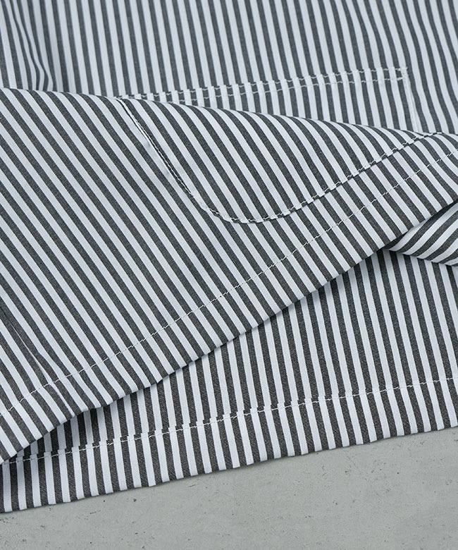 ◎◎mizuiro ind(ミズイロインド) stripe coverall ストライプ