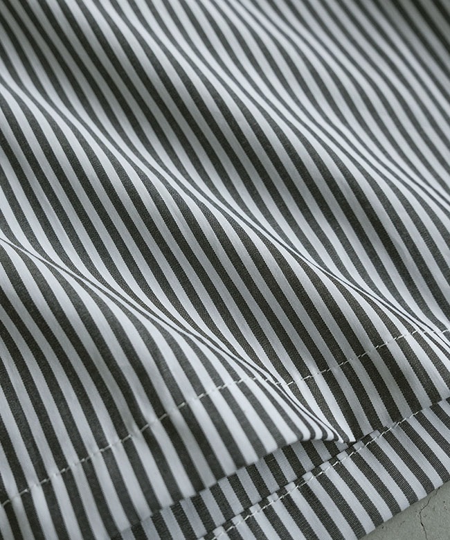 SALE 20%OFF】mizuiro ind(ミズイロインド) stripe coverall