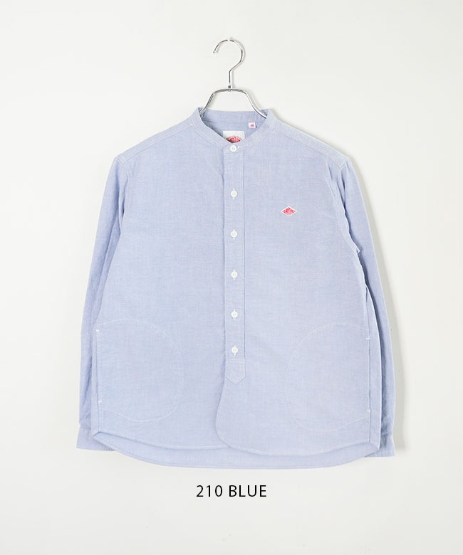 ◇[DT-B0279SOX]DANTON(ダントン) WOMEN'S OXFORD BAND COLLAR SHIRT