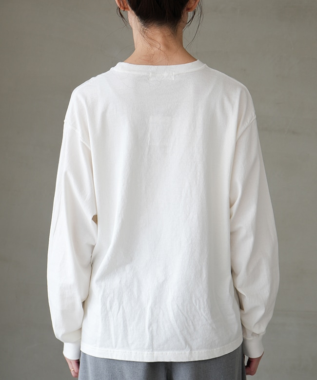 ◇SOLAMONAT(ソラモナ) ハロ加工プリントロングTシャツ 【US SIMA
