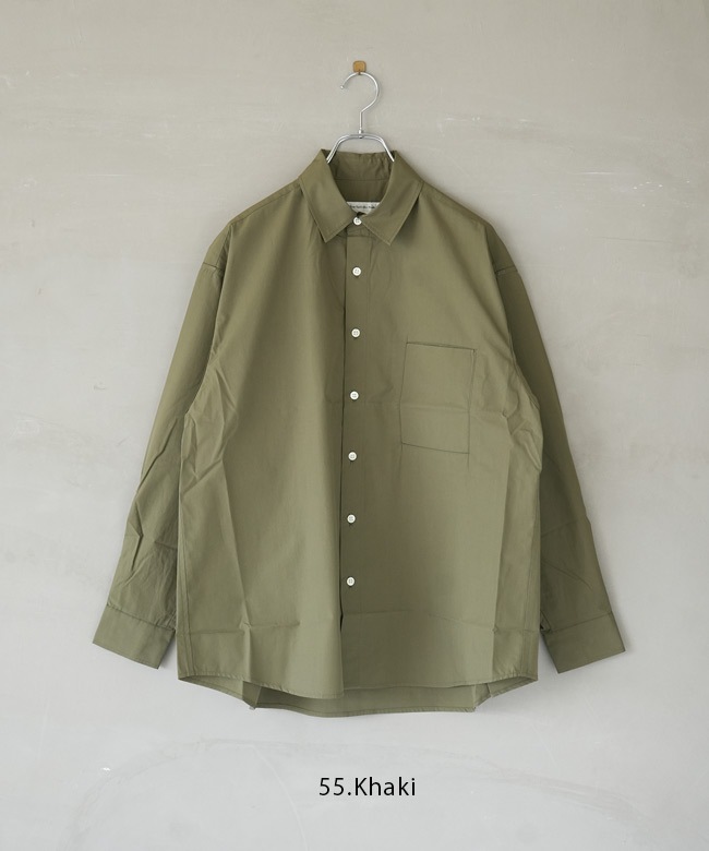 E-24462] EEL Products(イールプロダクツ) SACK SHIRTS シャツ 長袖