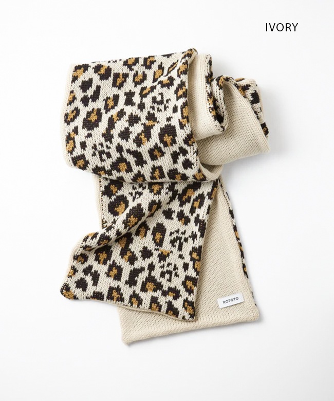 R5076]【洗える】ROTOTO(ロトト) REVERSIBLE CHUNKY MUFFLER