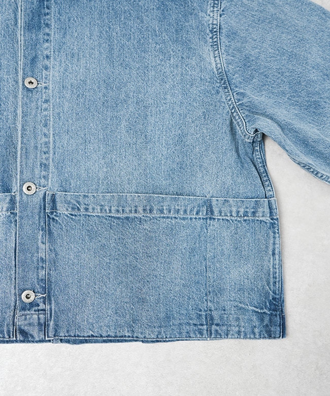 ◇[poche-dm-pzjk] solamonat poche(ソラモナポッシェ) 9OZデニム