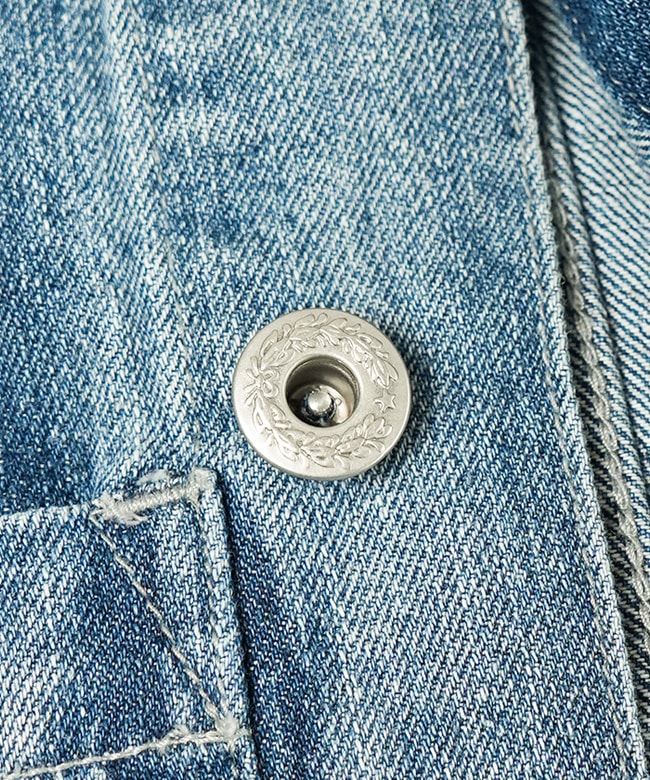 ソラモナポッシェ　90Zデニム　プリズナーデニム　ジャケット ◇[poche-dm-pzjk] solamonat poche(ソラモナポッシェ) 9OZ