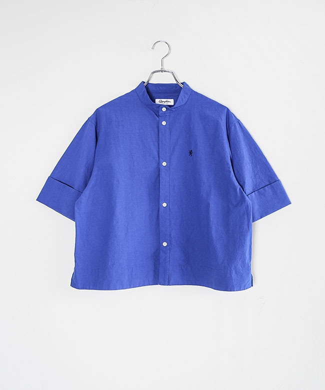 Gymphlex(ジムフレックス) STAND COLLAR SHIRT S/S スタンドカラー