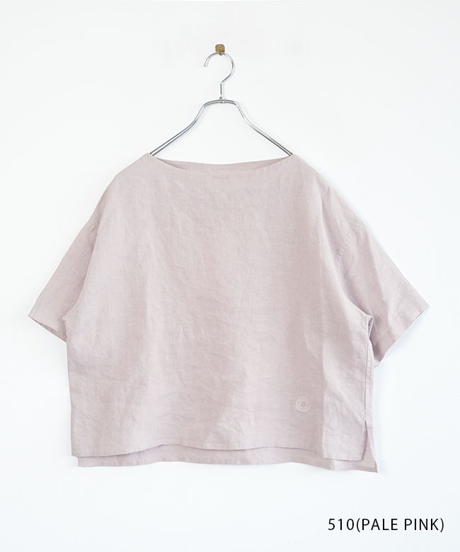 OR-B0388YLM]ORCIVAL(オーチバル/オーシバル) ボートネックリネンプル