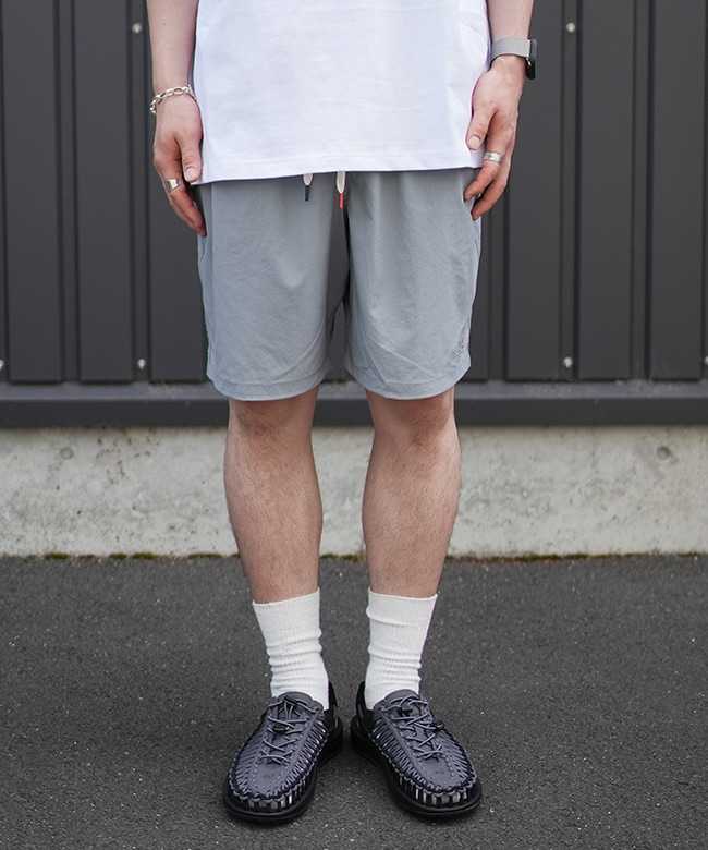 マスターエディション グレーショートパンツ 幾何学柄ジャカードショートパンツ レディス(ハーフパンツ)|MASTER