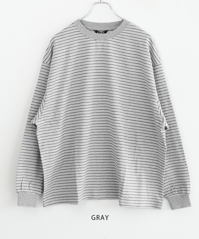EVCON(エビコン) BORDER WIDE L/S TEE ボーダーワイドロングスリーブT