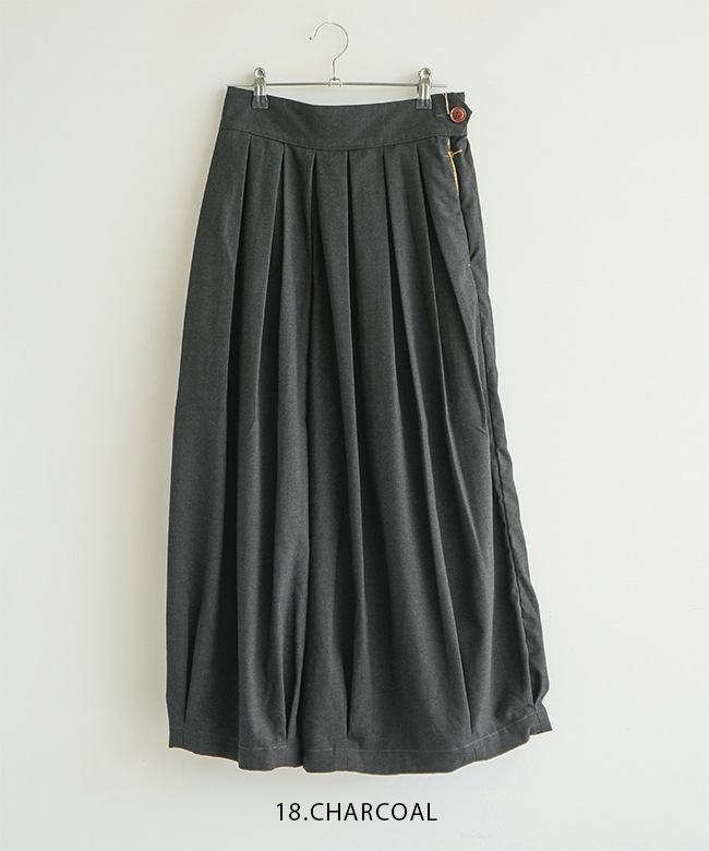 A22510]HARVESTY(ハーベスティ) サーカスキュロット TRトロストレッチ