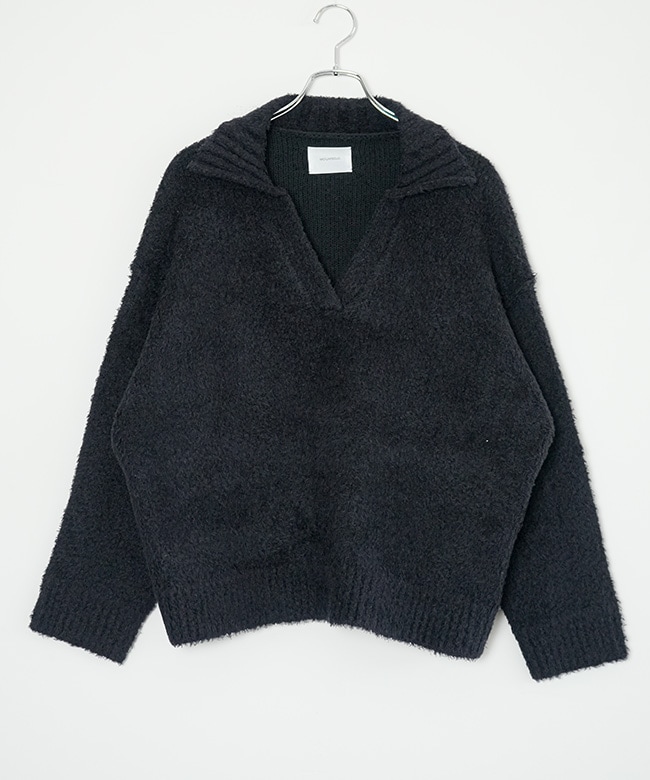 4-125144]MIDIUMISOLID(ミディウミソリッド) feather yarn skipper PO