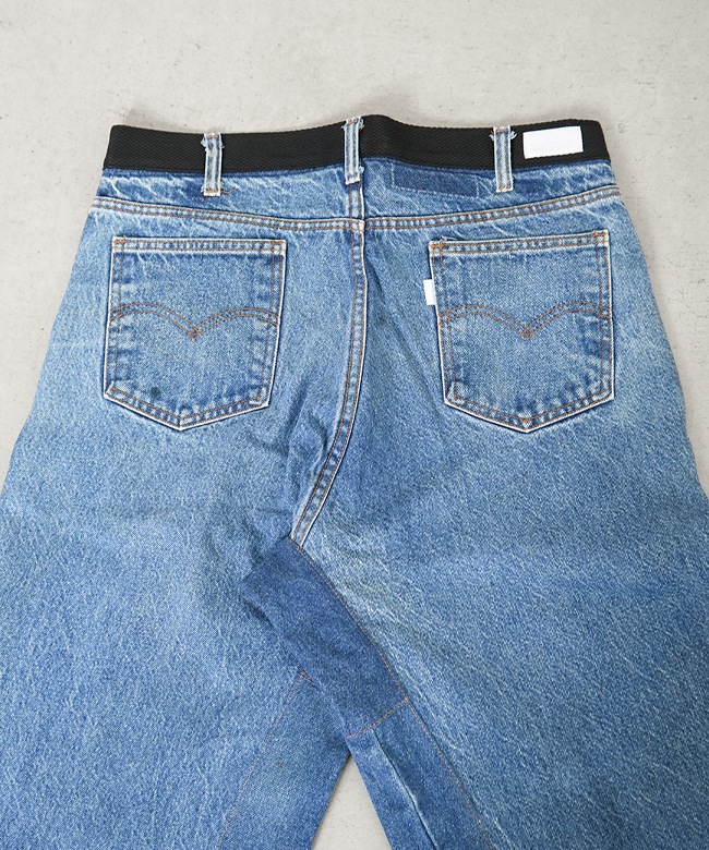SALE 30%OFF】CHANGES (チェンジーズ) Remake Denim Pants リメイク 