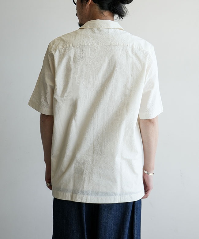 FRED PERRY(フレッドペリー) Seersucker Revere Collar Shirt シア