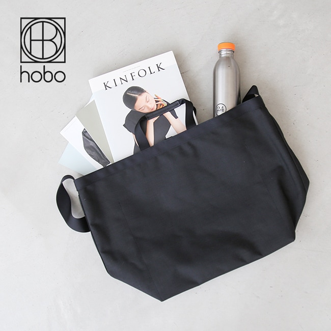SALE 50%OFF】hobo(ホーボー) 2WAY TOTE BAG NYLON OXFORD with COW