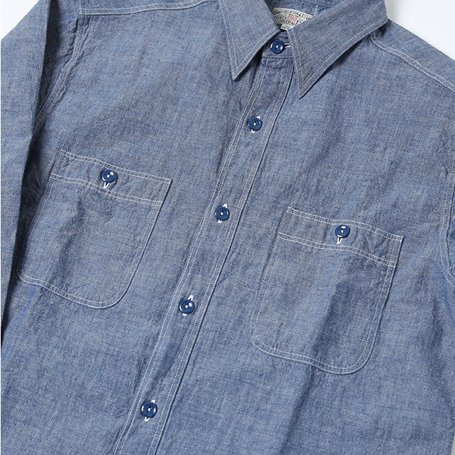 br25995]Buzz Rickson's(バズリクソンズ)BLUE CHAMBRAY WORK