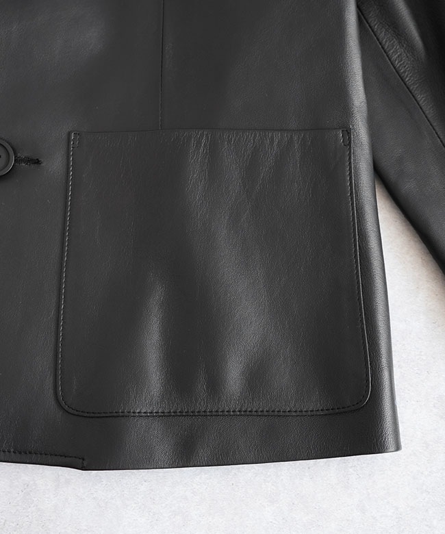 25AMSJK05]THE SHINZONE(ザ シンゾーン) LEATHER JACKET レザー