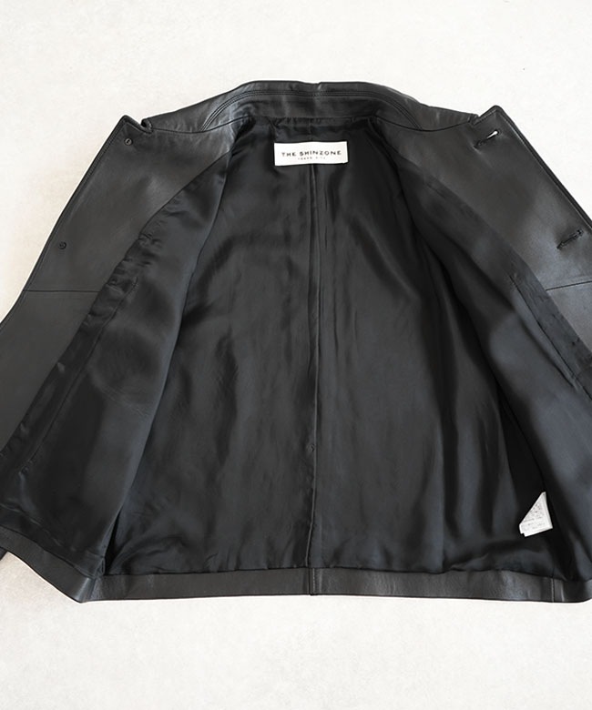 25AMSJK05]THE SHINZONE(ザ シンゾーン) LEATHER JACKET レザー