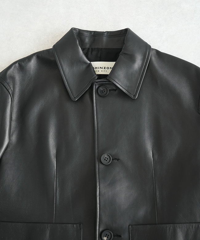 25AMSJK05]THE SHINZONE(ザ シンゾーン) LEATHER JACKET レザー