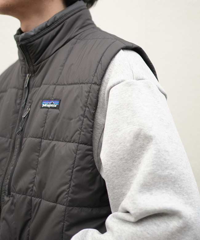 すぱむ　patagonia　パタゴニア　フード付きベスト　インナー　XS パタゴニア メンズ リバーシブル・ビビー・ダウン・ベスト 27588