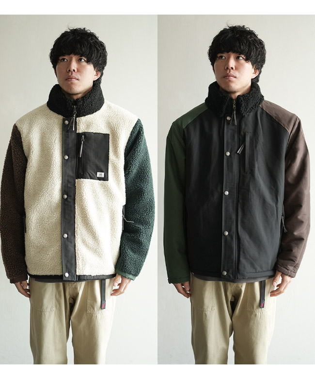 G933609]gym master(ジムマスター) リバーシブルマウンテンジャケット