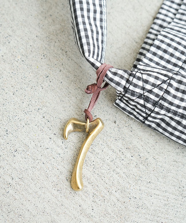 MASTER&Co.(マスターアンドコー) GINGHAM CHECK SHOULDER BAG WITH No