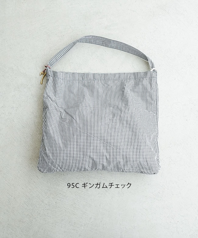 MASTER&Co.(マスターアンドコー) GINGHAM CHECK SHOULDER BAG WITH No