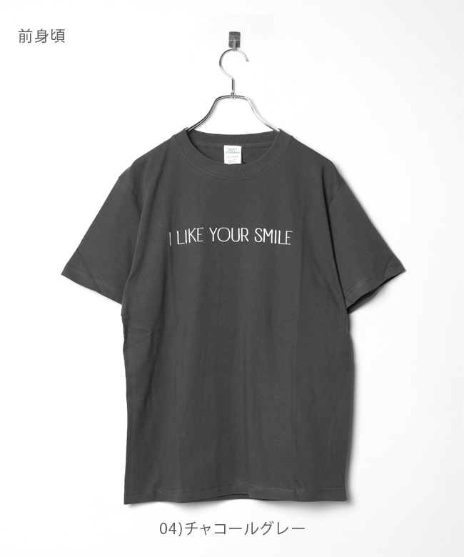 G351710]gym master(ジムマスター) 5.6oz YOUR SMILE Tee