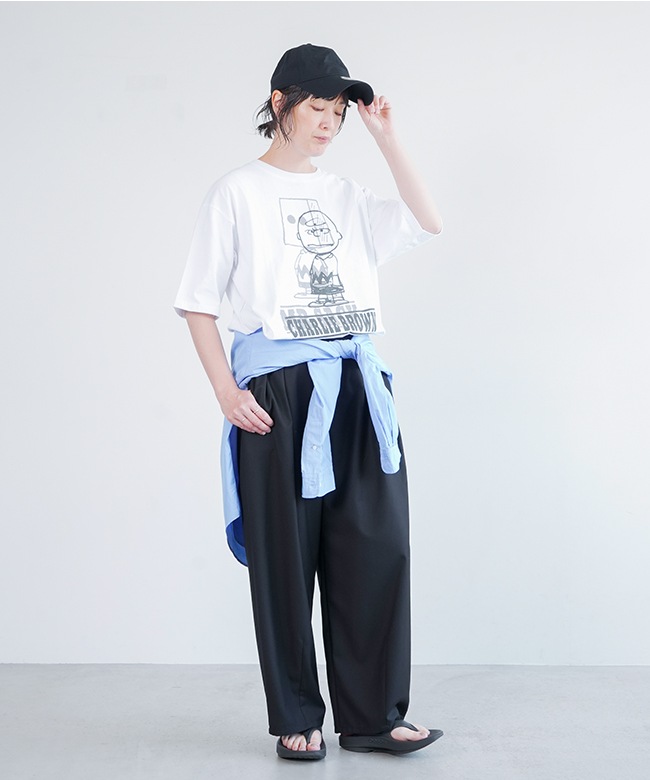 JT251C52]JOHNBULL(ジョンブル) PEANUTS チャーリーブラウン T