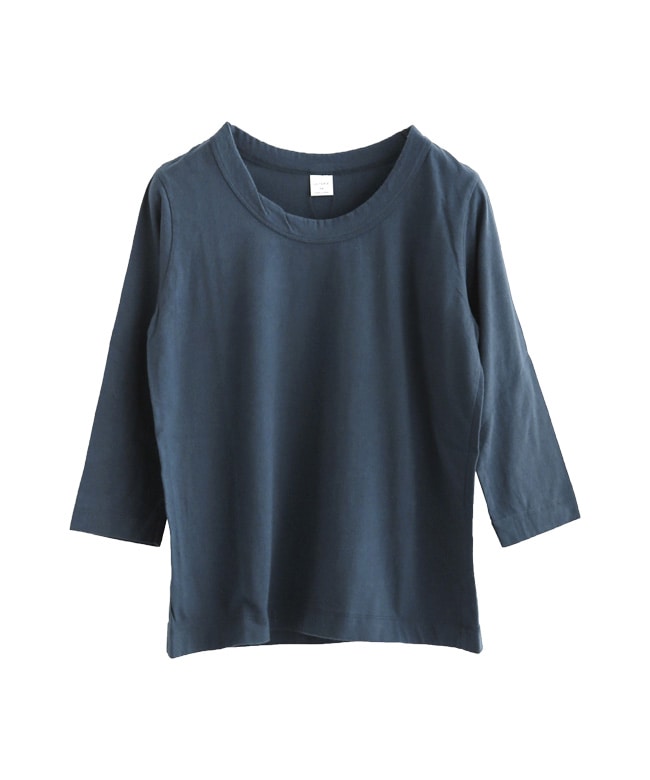 LAITERIE(レイトリー)ふわふわ天竺 7分袖カットソー／Tシャツ【メール