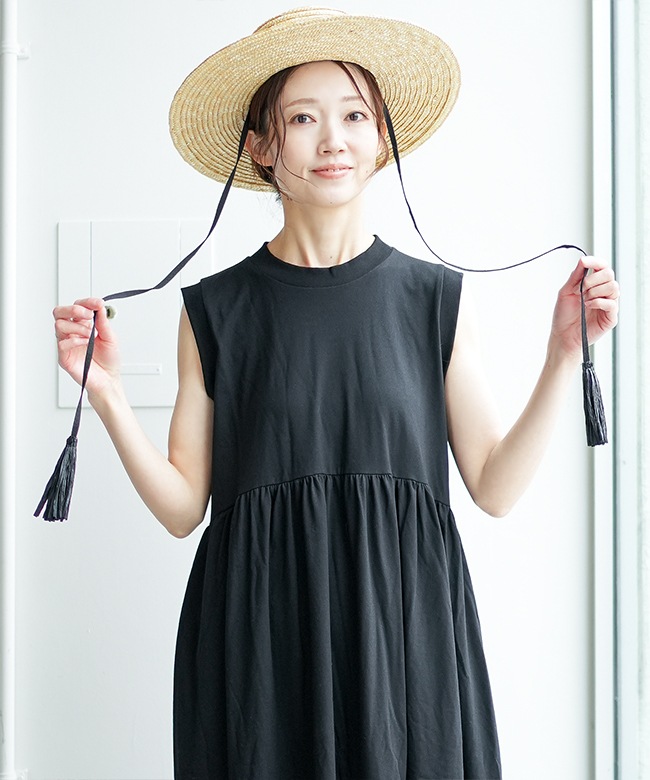 SOLAMONATソラモナ/ジェラートてん天竺バルーンタンクワンピース SOLAMONAT｜ジェラート天竺 バルーンタンクワンピース SMA-JT