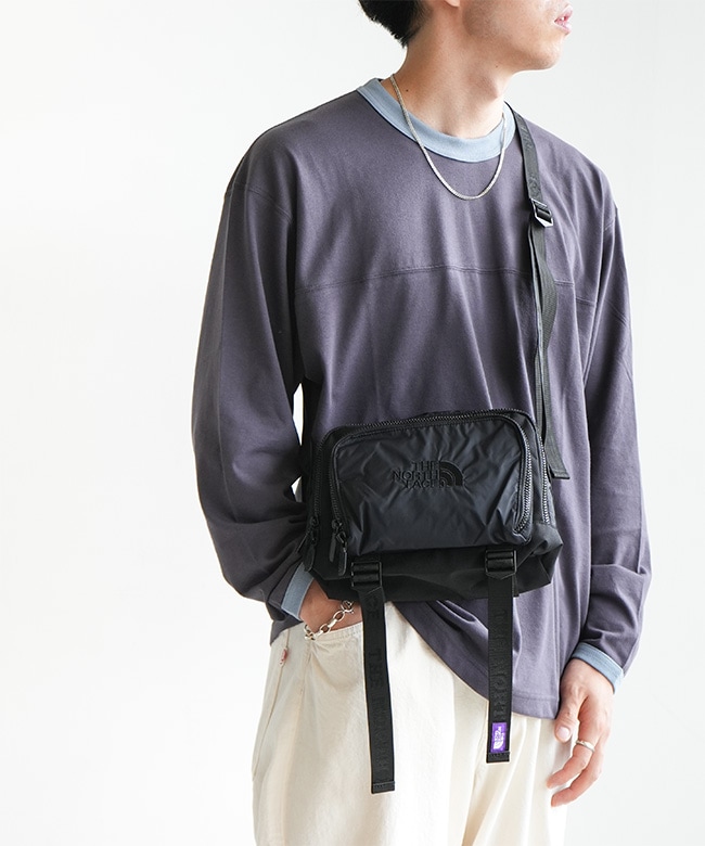 ノースフェイス　パープルレーベル　ショルダーバッグN25FU080(ブラック) ◇[N25FU080]THE NORTH FACE PURPLE LABEL(ザ・ノース・フェイス