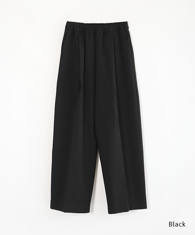 LTD-137]Veritecoeur(ヴェリテクール) Relax Jersey Wide Pants