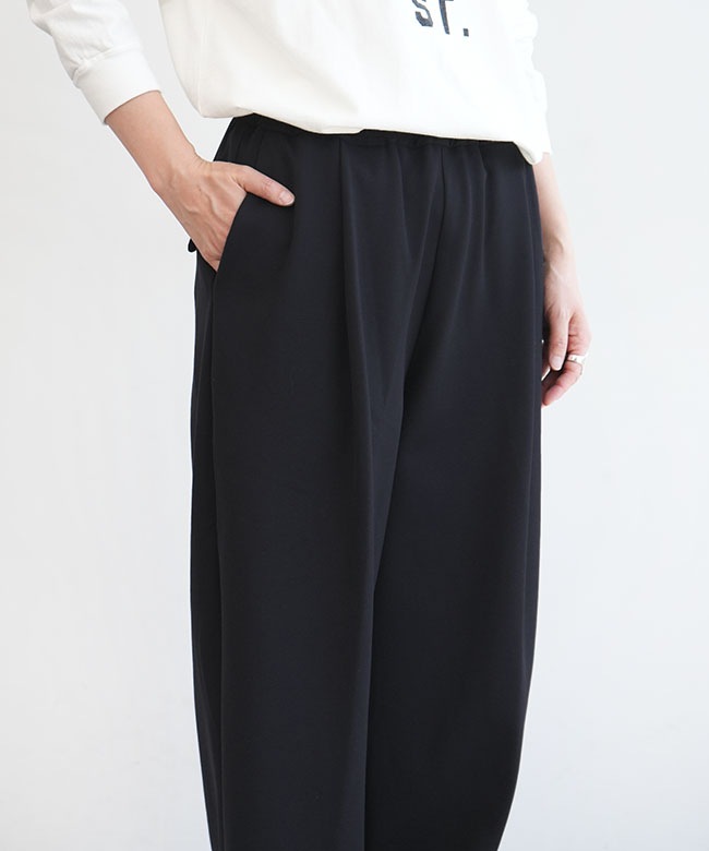 LTD-137]Veritecoeur(ヴェリテクール) Relax Jersey Wide Pants
