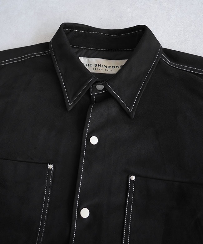 SALE 50%OFF】THE SHINZONE(ザ シンゾーン) SUEDE SHIRT スエード