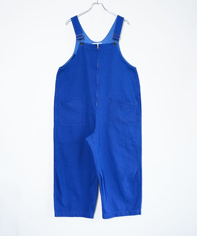 FURALI(フラリ)へリンボーン NAVY サロペット オーバーオール