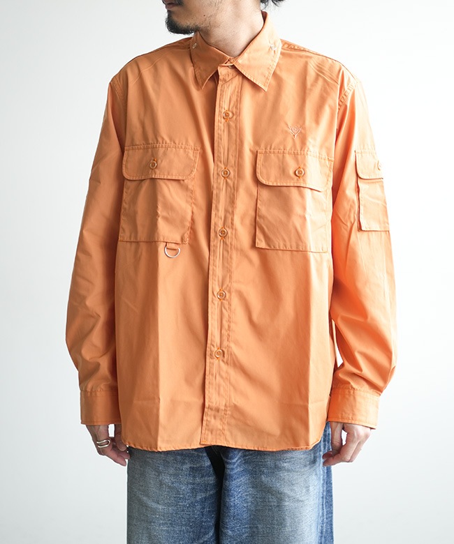 South2West8(サウスツーウエストエイト) Fishing Shirt-C/PE Broad