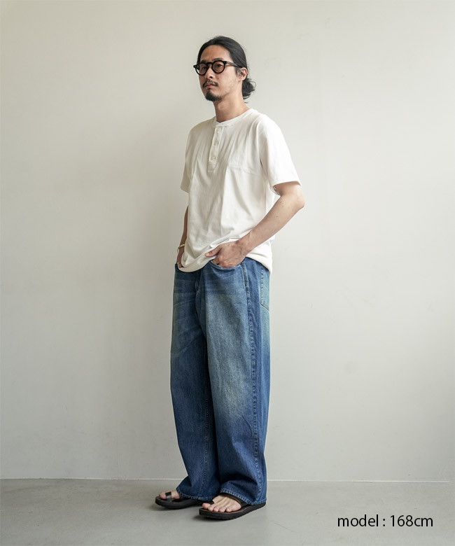 ◎Whitesville(ホワイツビル)WHITESVILLE HENLEY NECK PACK T-SHIRT