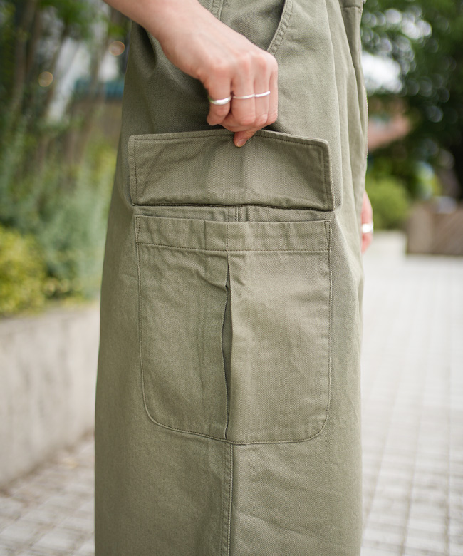 ◎◎JOHNBULL(ジョンブル) MILサスペンダースカート レディース