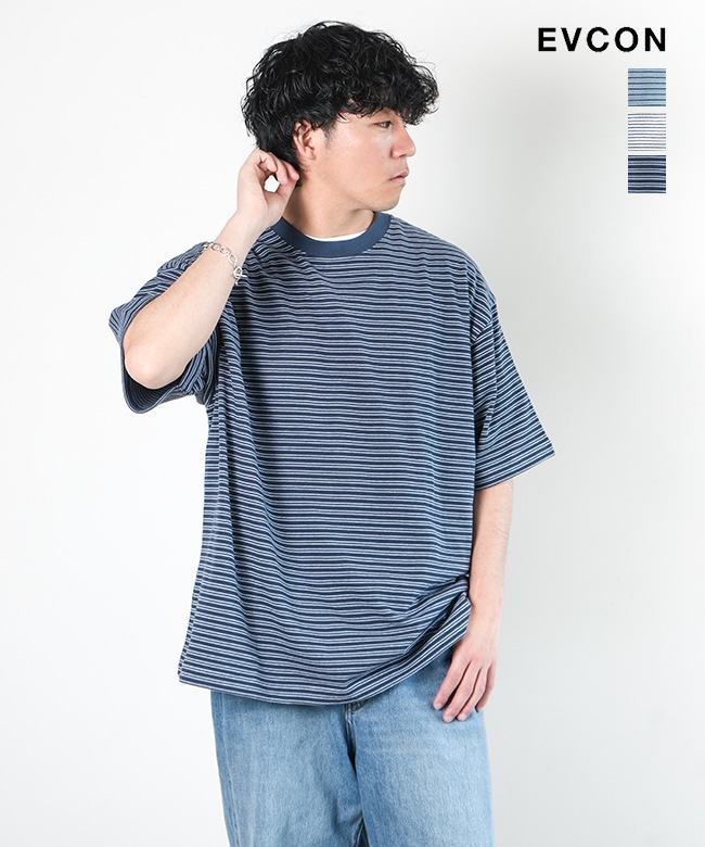 トップス everyone border short sleeve shirt XL US2481-ivo-ylw-01.jpg
