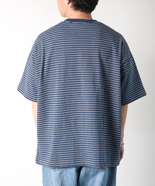 SALE 50%OFF】EVCON(エビコン) BORDER WIDE S/S T-SHIRT ボーダー