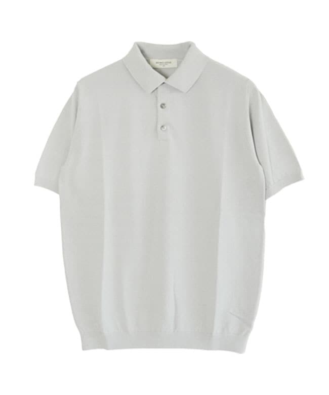 新品 MOONCASTLE 定番 アイスコットン ポロネック ライトグレー XL MOONCASTLE(ムーンキャッスル) ICE COTTON POLO NECK アイスコットン