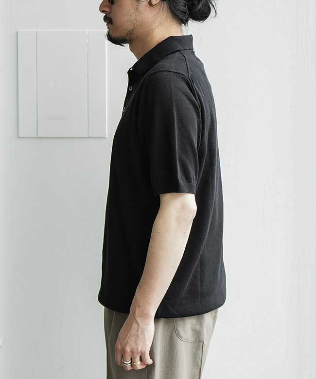 MOONCASTLE(ムーンキャッスル) ICE COTTON POLO NECK アイスコットン