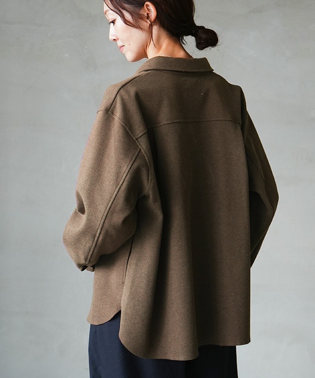 SALE 20%OFF】[4-112205]Midi Umi(ミディウミ) cutsew shirt