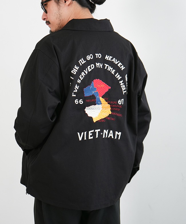 TAION-NDBS03JS]TAION(タイオン)NON DOWN REVERSIBLE VET BLOUSON ノン