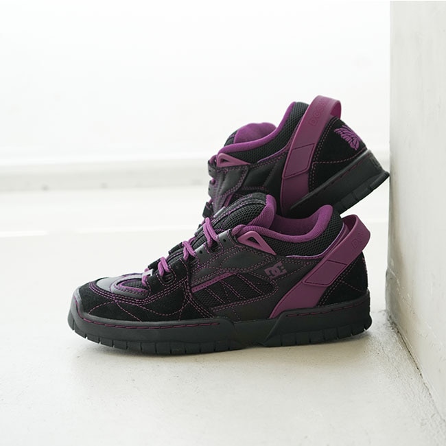 DC Spectre Needles スニーカー 8 US 黒/紫 Needles / ニードルズ | Needles × DC SHOES Spectre - Black