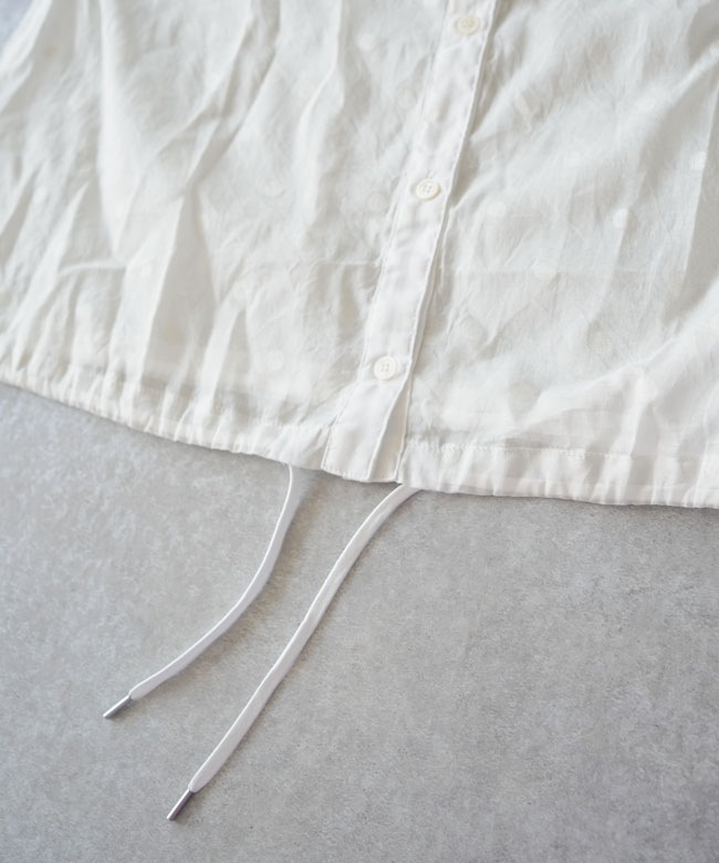 SALE 20%OFF】ICHI (イチ) コットンドットシャツ レディース トップス
