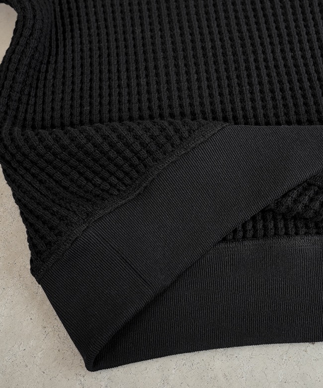 SALE 30%OFF】【洗える】Jackman(ジャックマン) Waffle Crewneck