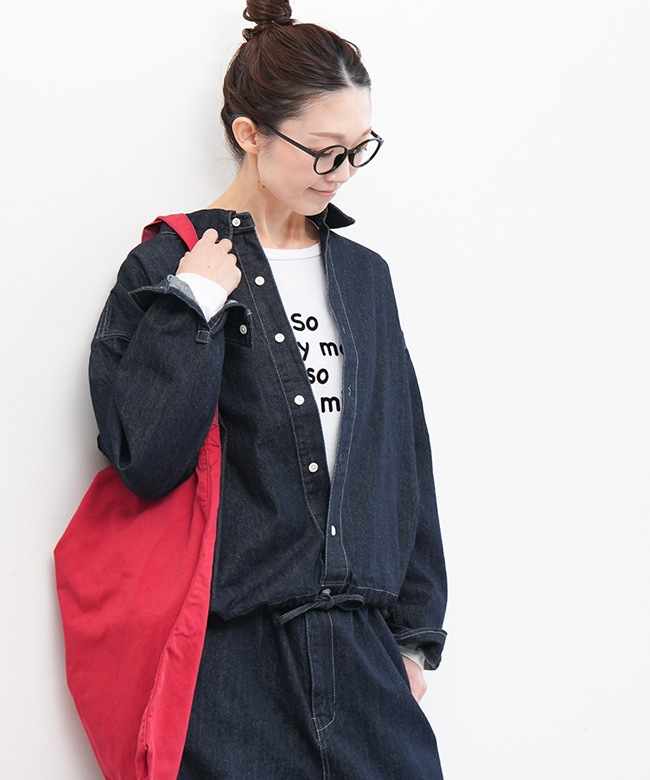 solamonat pocheソラモナポッシェ)ストライプ シャーリングシャツ